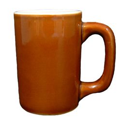 Log Home Mug - Brown/white