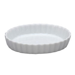 Oval Quiche Dish - Fluted