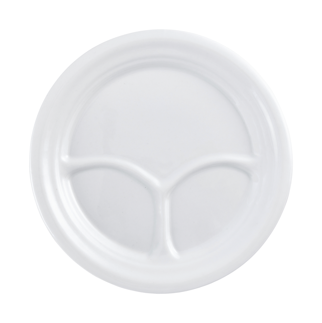 Plate W/3 Compartment