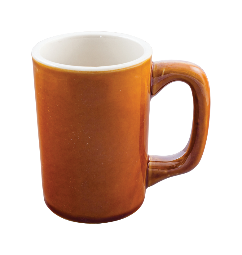 Log Home Mug - Brown/white