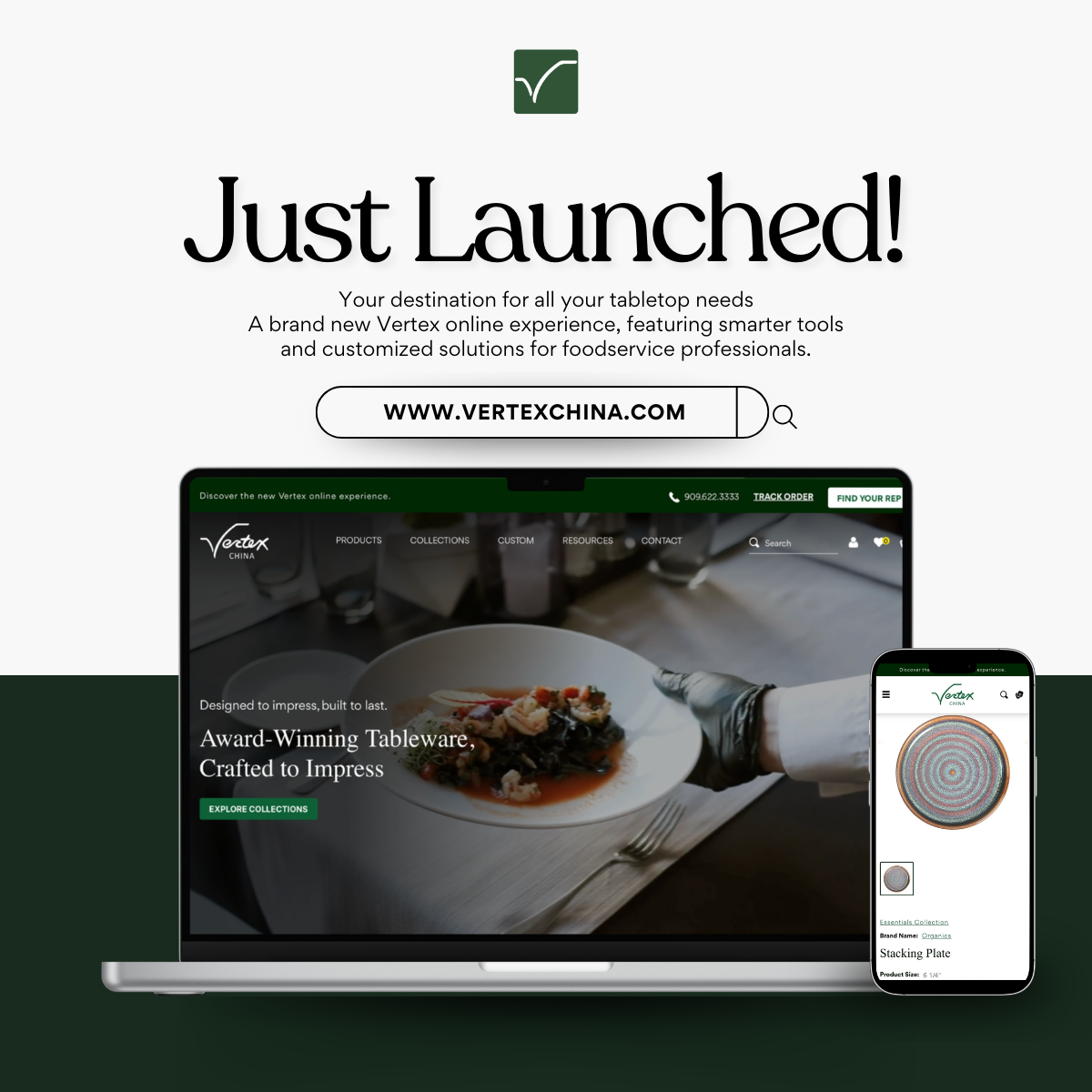 Vertex China Launches New Website for Restaurant and Hospitality Tabletop Solutions