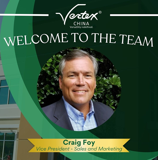 News - New Vice President of Sales and Marketing