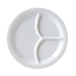 Plate W/3 Compartment