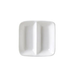 Square Divided Sauce Dish
