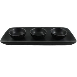 Rectangular Plate Matte Black