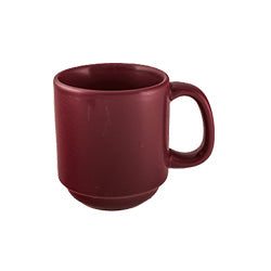 Summit Mug, Stackable - Burgundy