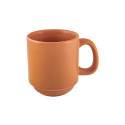 Summit Mug, Stackable - Tangerine Orange