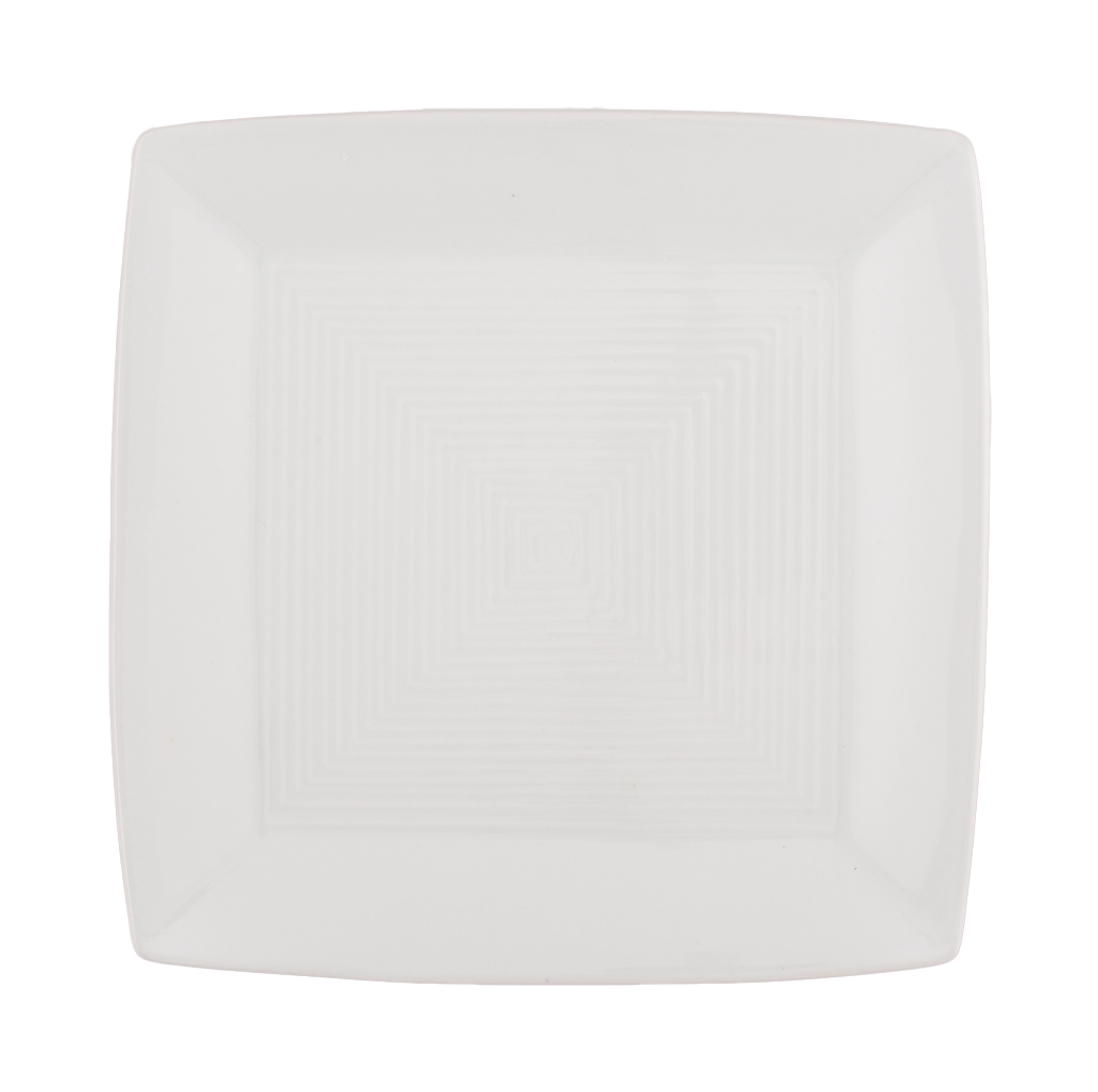 Square Plate (embossed)