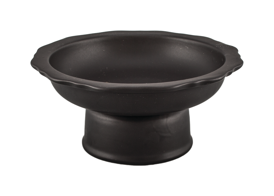 Stem Dish Matte Black