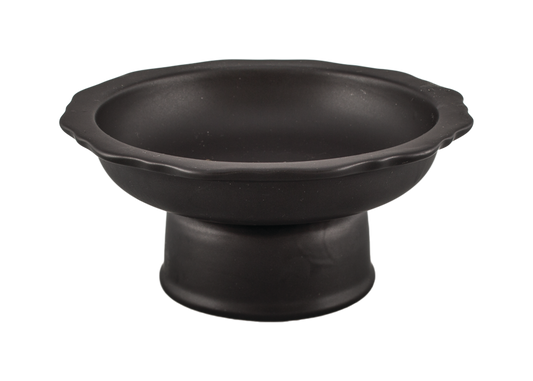 Stem Dish Matte Black