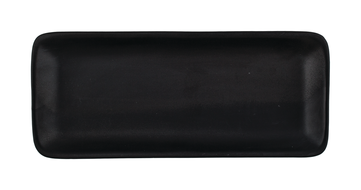 Rectangular Plate Matte Black