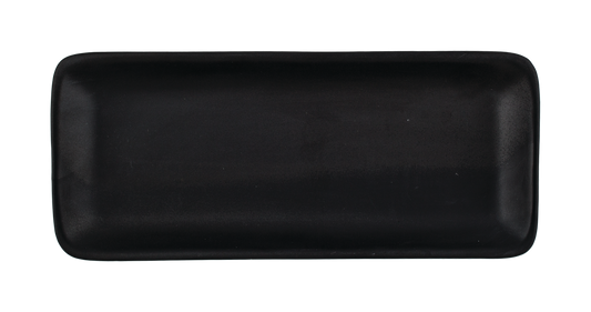 Rectangular Plate Matte Black