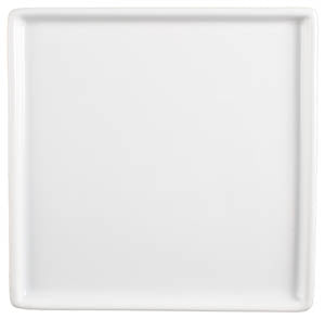 Square Flat Plate - White