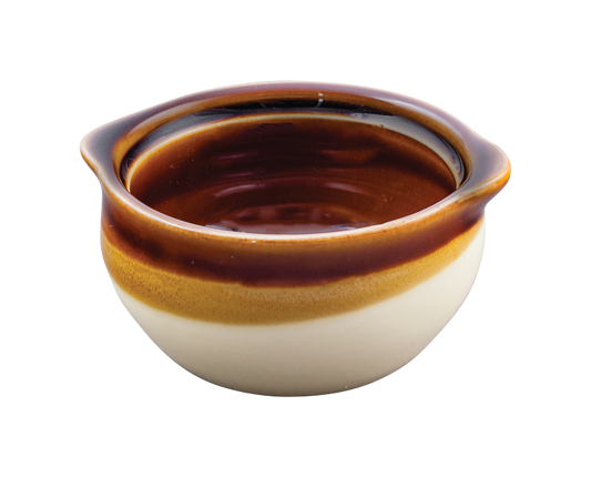 Onion Soup Crock - Brown/Caramel