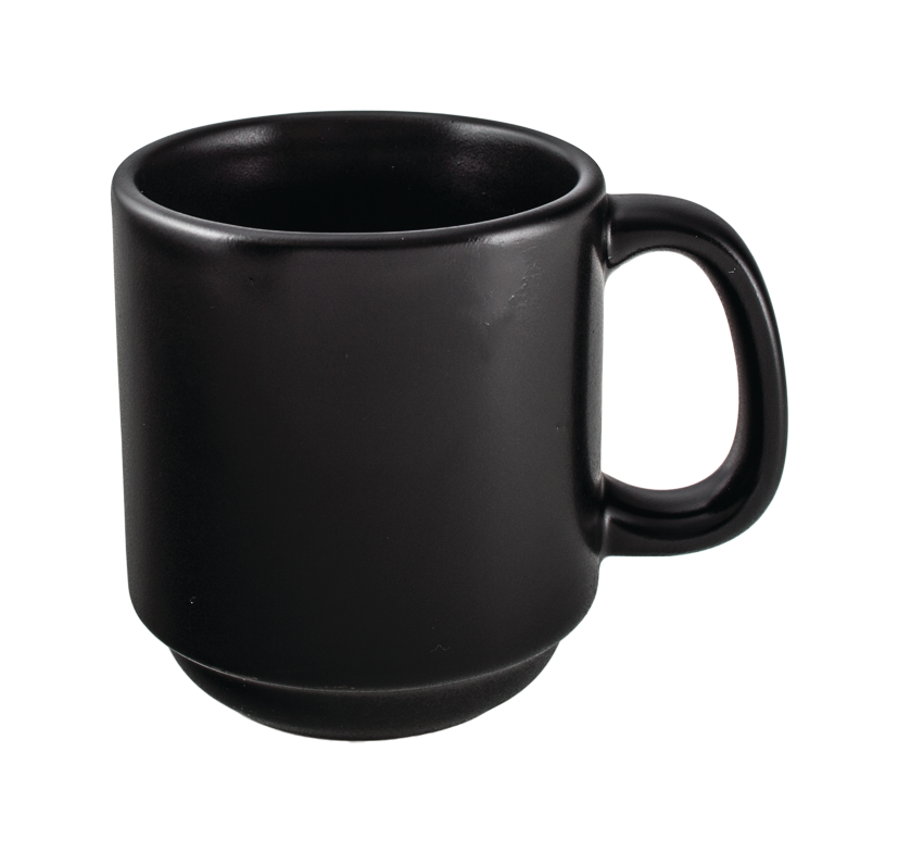 Summit Mug, Stackable - Black